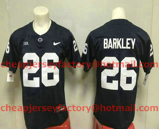 Men's Penn State Nittany Lions #26 Saquon Barkley Navy Blue 2017 Vapor Untouchable Stitched Nike NCAA Jersey