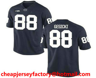 Men's Penn State Nittany Lions #88 Mike Gesicki Navy Blue Limited College Football Stitched Nike NCAA Jersey