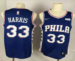 Men's Philadelphia 76ers #33 Tobias Harris Blue 2019 Nike Swingman Stubhub Stitched NBA Jersey