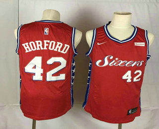Men's Philadelphia 76ers #42 Al Horford Red 2019 Nike Swingman Stubhub Stitched NBA Jersey