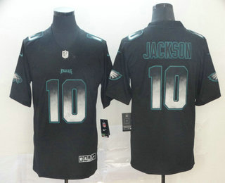 Men's Philadelphia Eagles #10 DeSean Jackson Black 2019 Vapor Smoke Fashion Stitched NFL Nike Limited Jersey