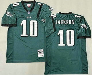 Men's Philadelphia Eagles #10 DeSean Jackson Green 2013 Throwback Jersey