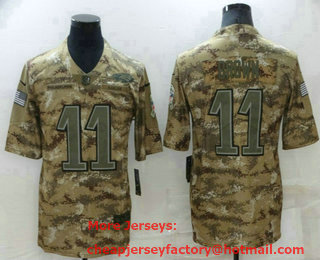 Men's Philadelphia Eagles #11 AJ Brown Nike Camo 2018 Salute to Service Stitched NFL Limited Jersey