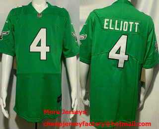 Men's Philadelphia Eagles #4 Jake Elliott Limited Kelly Green Vapor Jersey