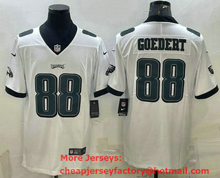 Men's Philadelphia Eagles #88 Dallas Goedert White 2018 Vapor Untouchable Stitched NFL Nike Limited Jersey