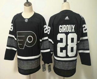 Men's Philadelphia Flyers #28 Claude Giroux Black 2019 NHL All-Star Game Adidas Stitched NHL Jersey