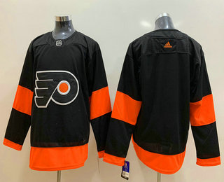 Men's Philadelphia Flyers Blank Black Adidas Stitched NHL Jersey