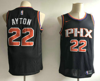 Men's Phoenix Suns #22 Deandre Ayton Black 2018 Nike Swingman Stitched NBA Jersey (Without The Sponsor Logo)