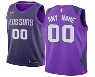 Men's Phoenix Suns Nike Purple Swingman Custom Jersey - City Edition