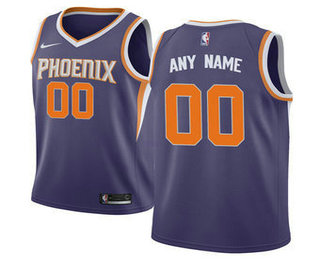 Men's Phoenix Suns Nike Purple Swingman Custom Jersey - Icon Edition