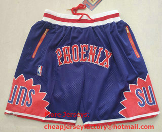 Men's Phoenix Suns Purple Just Don Swingman Throwback Shorts