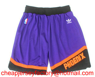 Men's Phoenix Suns Throwback Purple NBA Shorts