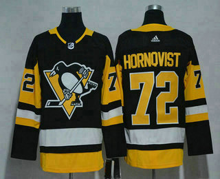Men's Pittsburgh Penguins #72 Patric Hornqvist Black 2017-2018 Hockey Stitched NHL Jersey