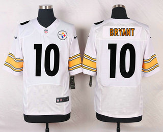 Men's Pittsburgh Steelers #10 Martavis Bryant White Road NFL Nike Elite Jersey