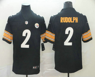 Men's Pittsburgh Steelers #2 Mason Rudolph Black 2017 Vapor Untouchable Stitched NFL Nike Limited Jersey