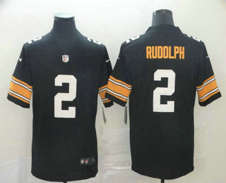 Men's Pittsburgh Steelers #2 Mason Rudolph Black 2017 Vapor Untouchable Stitched NFL Nike Throwback Limited Jersey
