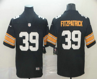 Men's Pittsburgh Steelers #39 Minkah Fitzpatrick Black 2017 Vapor Untouchable Stitched NFL Nike Throwback Limited Jersey