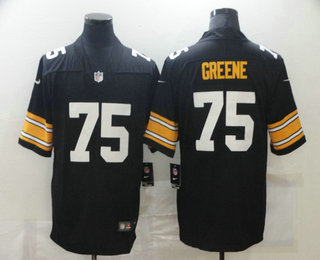 Men's Pittsburgh Steelers #75 Joe Greene Black 2017 Vapor Untouchable Stitched NFL Nike Throwback Limited Jersey