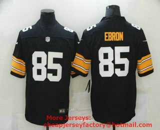 Men's Pittsburgh Steelers #85 Eric Ebron Black 2017 Vapor Untouchable Stitched NFL Nike Throwback Limited Jersey