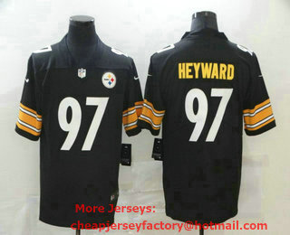 Men's Pittsburgh Steelers #97 Cameron Heyward Black 2017 Vapor Untouchable Stitched NFL Nike Limited Jersey