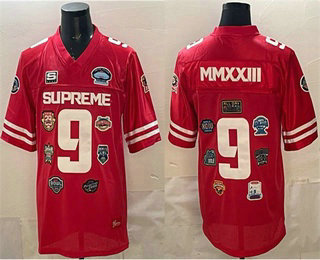 Men's Red Football Championship Stitched Jersey