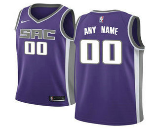 Men's Sacramento Kings Nike Purple Swingman Custom Jersey - Icon Edition