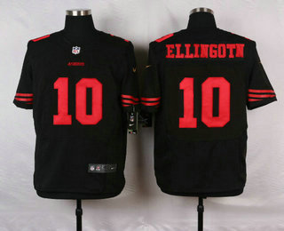 Men's San Francisco 49ers #10 Bruce Ellington Black Alternate 2015 NFL Nike Elite Jersey