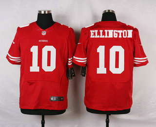 Men's San Francisco 49ers #10 Bruce Ellington Red Team Color Stitched NFL Nike Elite Jersey