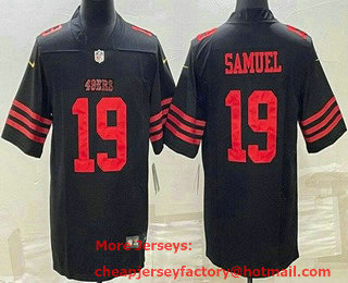 Men's San Francisco 49ers #19 Deebo Samuel Limited Black 2022 Vapor Jersey