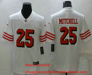 Men's San Francisco 49ers #25 Eli Mitchell New 2021 Color Rush Vapor Untouchable Limited Jersey