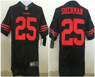 richard sherman black 49ers jersey