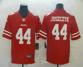 Men's San Francisco 49ers #44 Kyle Juszczyk Red 2017 Vapor Untouchable Stitched NFL Nike Limited Jersey