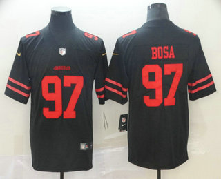Men's San Francisco 49ers #97 Nick Bosa Black 2019 Vapor Untouchable Stitched NFL Nike Limited Jersey