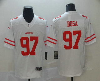 Men's San Francisco 49ers #97 Nick Bosa White 2019 Vapor Untouchable Stitched NFL Nike Limited Jersey