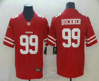 Men's San Francisco 49ers #99 DeForest Buckner Red 2017 Vapor Untouchable Stitched NFL Nike Limited Jersey