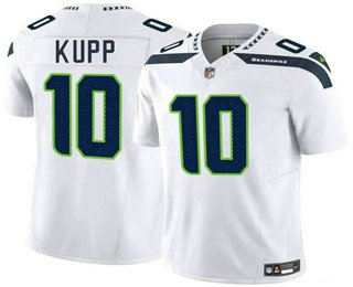 Men's Seattle Seahawks #10 Cooper Kupp White FUSE Vapor Limited Stitched Jersey