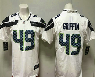 Men's Seattle Seahawks #49 Shaquem Griffin White 2018 Vapor Untouchable Stitched NFL Nike Limited Jersey