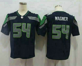 Men's Seattle Seahawks #54 Bobby Wagner Navy Blue 2017 Vapor Untouchable Stitched NFL Nike Limited Jersey