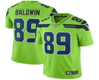 Men's Seattle Seahawks #89 Doug Baldwin Green 2016 Color Rush Stitched NFL Nike Limited Jersey