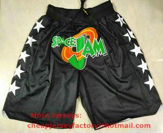 Men's Space Jam Black Soul Swingman Basketball Shorts