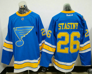 Men's St. Louis Blues #26 Paul Stastny Blue 2017 Winter Classic Stitched NHL Reebok Hockey Jersey