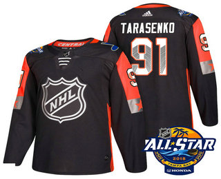 Men's St. Louis Blues #91 Vladimir Tarasenko Black 2018 NHL All-Star Stitched Ice Hockey Jersey
