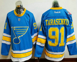 Men's St. Louis Blues #91 Vladimir Tarasenko Blue 2017 Winter Classic Stitched NHL Reebok Hockey Jersey