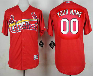 Men's St. Louis Cardinals Customized Red Jersey