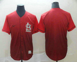 Men's St. Louis Cardinals Nike Red Fade Stitched Jersey