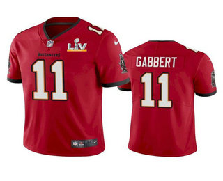 Men's Tampa Bay Buccaneers #11 Blaine Gabbert Red 2021 Super Bowl LV Limited Stitched NFL Jersey