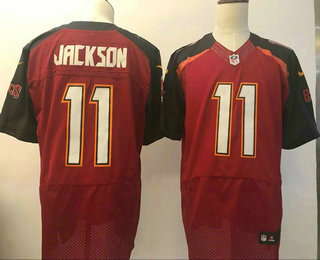 Men's Tampa Bay Buccaneers #11 DeSean Jackson Red Team Color Stitched NFL Nike Elite Jersey
