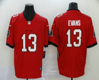 Men's Tampa Bay Buccaneers #13 Mike Evans Red 2020 NEW Vapor Untouchable Stitched NFL Nike Limited Jersey