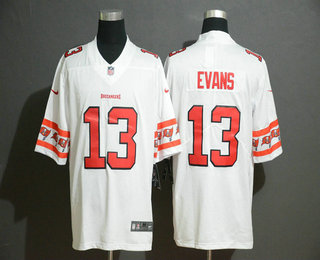 Men's Tampa Bay Buccaneers #13 Mike Evans White 2019 NEW Team Logo Vapor Untouchable Stitched NFL Nike Limited Jersey