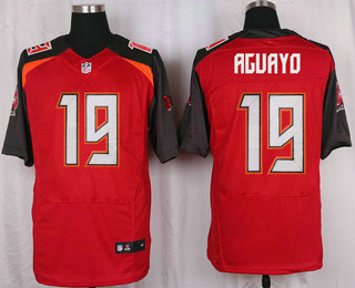 Men's Tampa Bay Buccaneers #19 Roberto Aguayo Red Team Color NFL Nike Elite Jersey